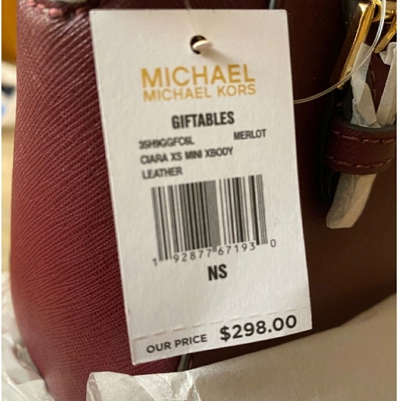 Giftables merlot Ciara crossbody Micheal Kors - Picture 2 of 9